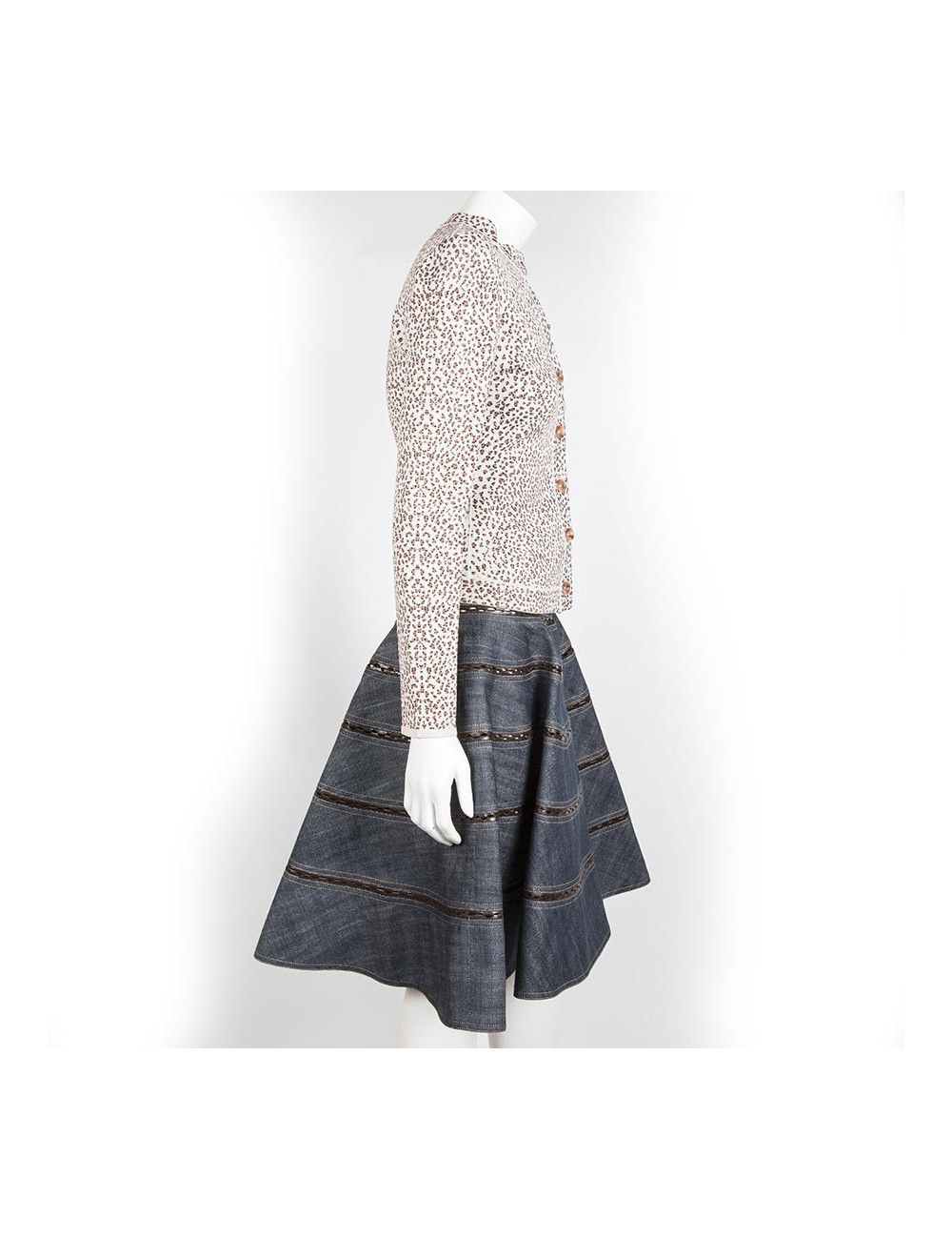 ALAÏA set skirt and vest size 36FR