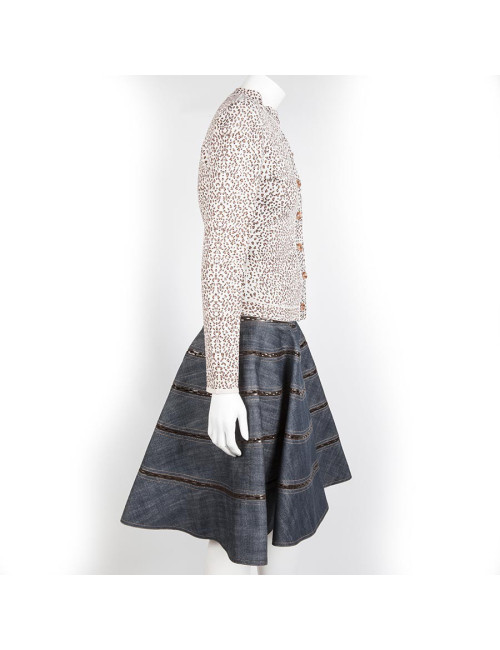 ALAÏA set skirt and vest size 36FR