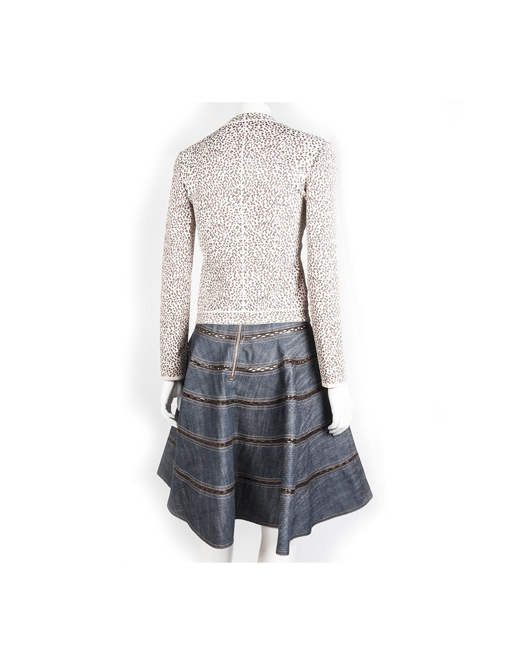 ALAÏA set skirt and vest size 36FR