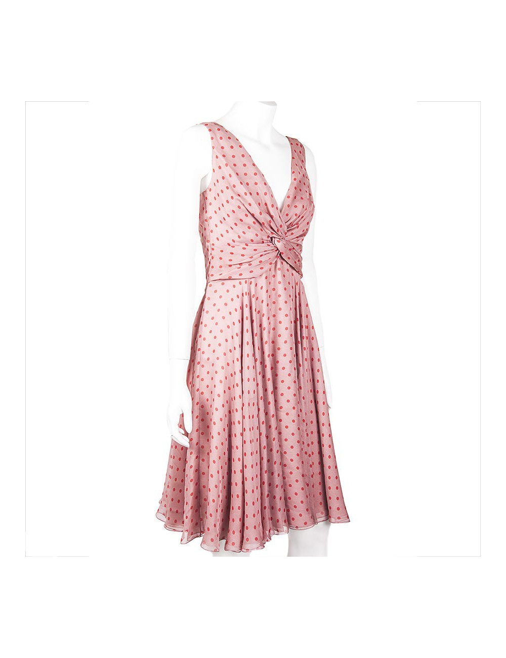 Robe VALENTINO t38 en soie rose