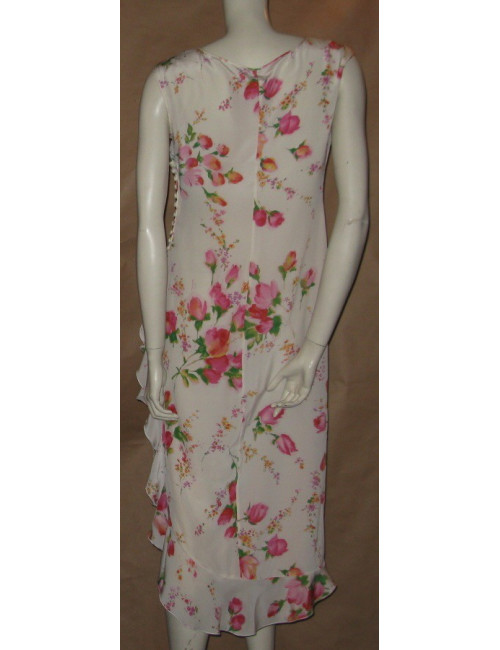 Robe en soie imprimée JOHN GALLIANO