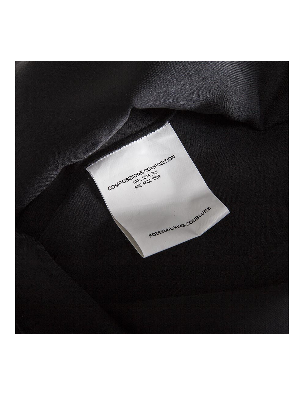 Robe YVES SAINT LAURENT T 38 FR en soie noire