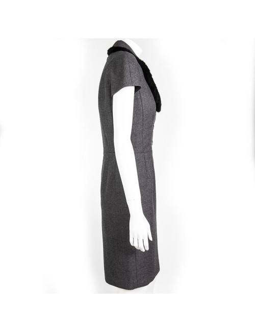 Robe CHRISTIAN DIOR T 36 FR grise