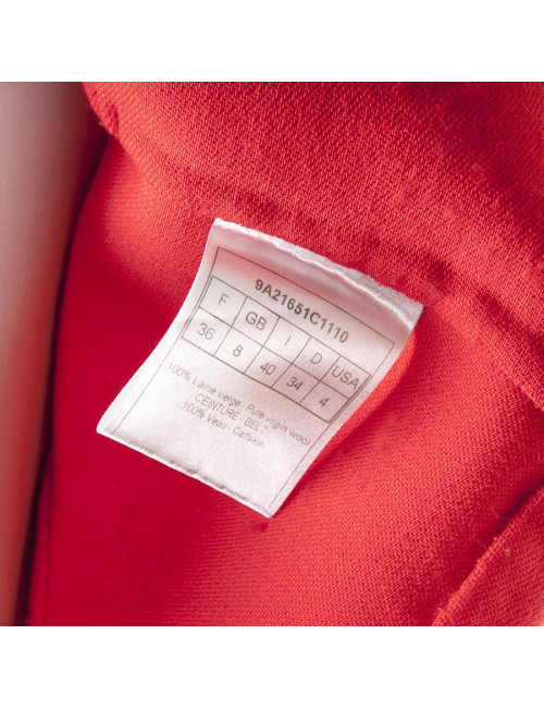 Robe CHRISTIAN DIOR T 36 FR rouge