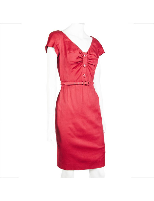 Robe CHRISTIAN DIOR T 38 FR rouge