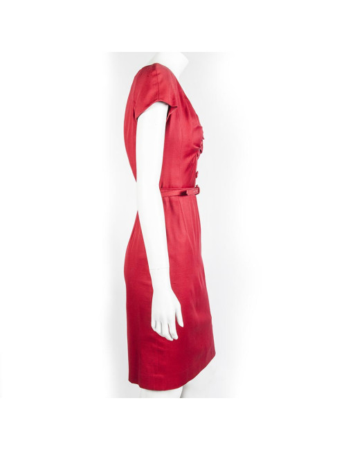 CHRISTIAN DIOR T 38 en red dress