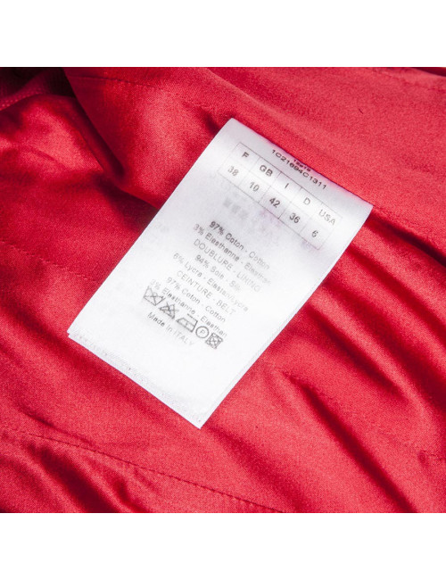 CHRISTIAN DIOR T 38 en red dress