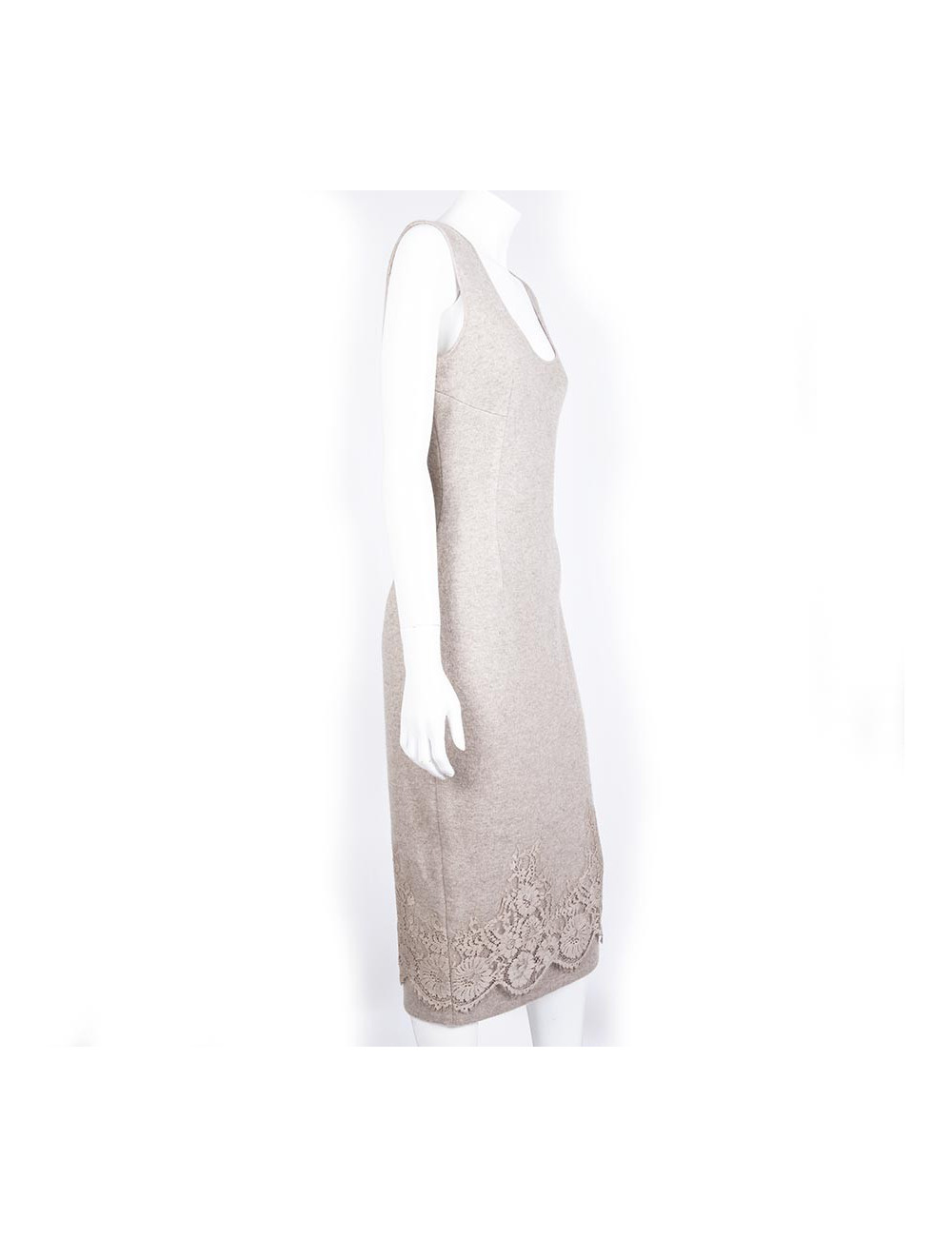 Dress ERMANNO SCERVINO T 44 IT / 40 en beige cashmere