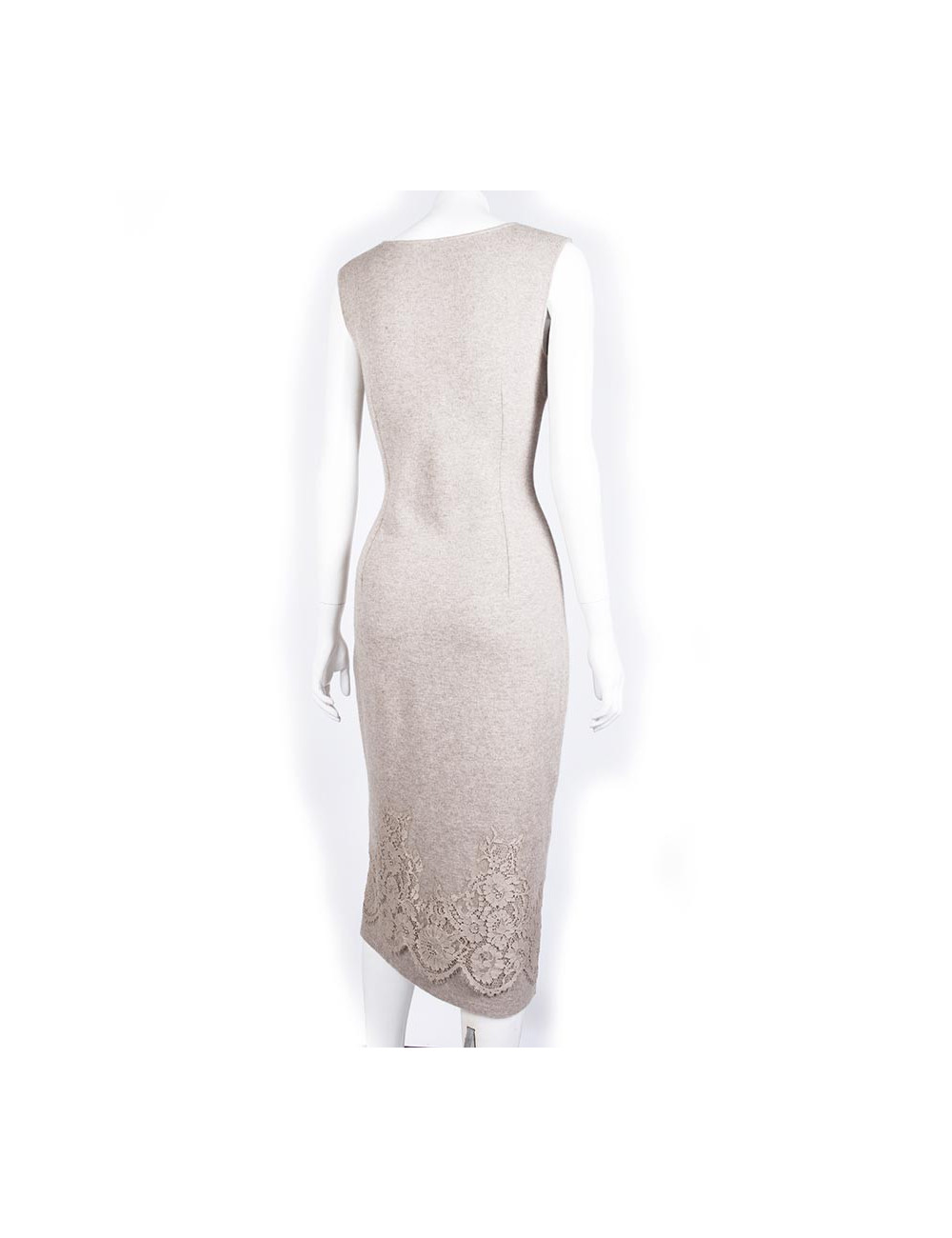 Dress ERMANNO SCERVINO T 44 IT / 40 en beige cashmere