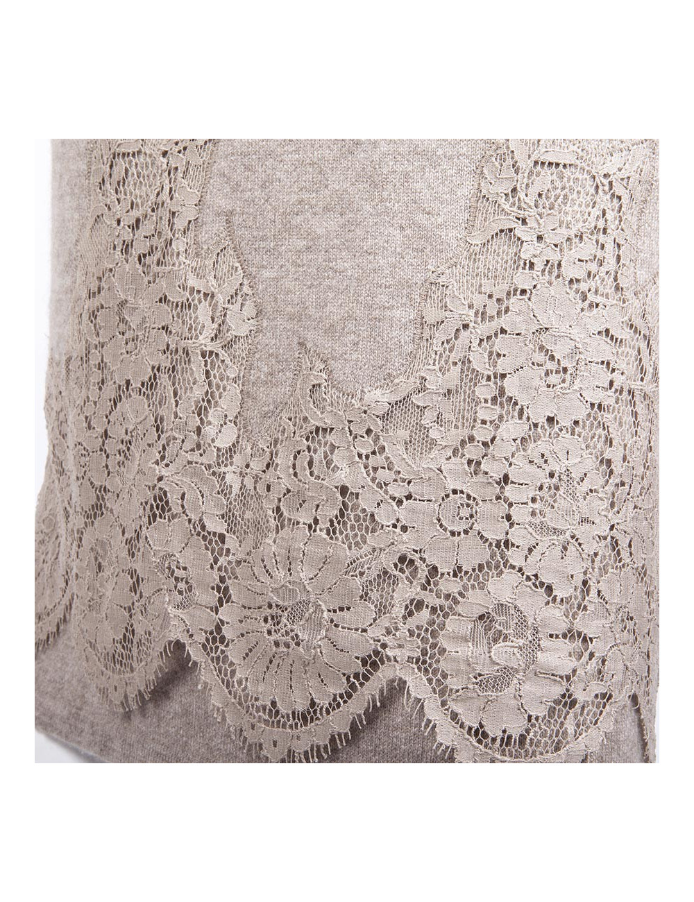 Dress ERMANNO SCERVINO T 44 IT / 40 en beige cashmere