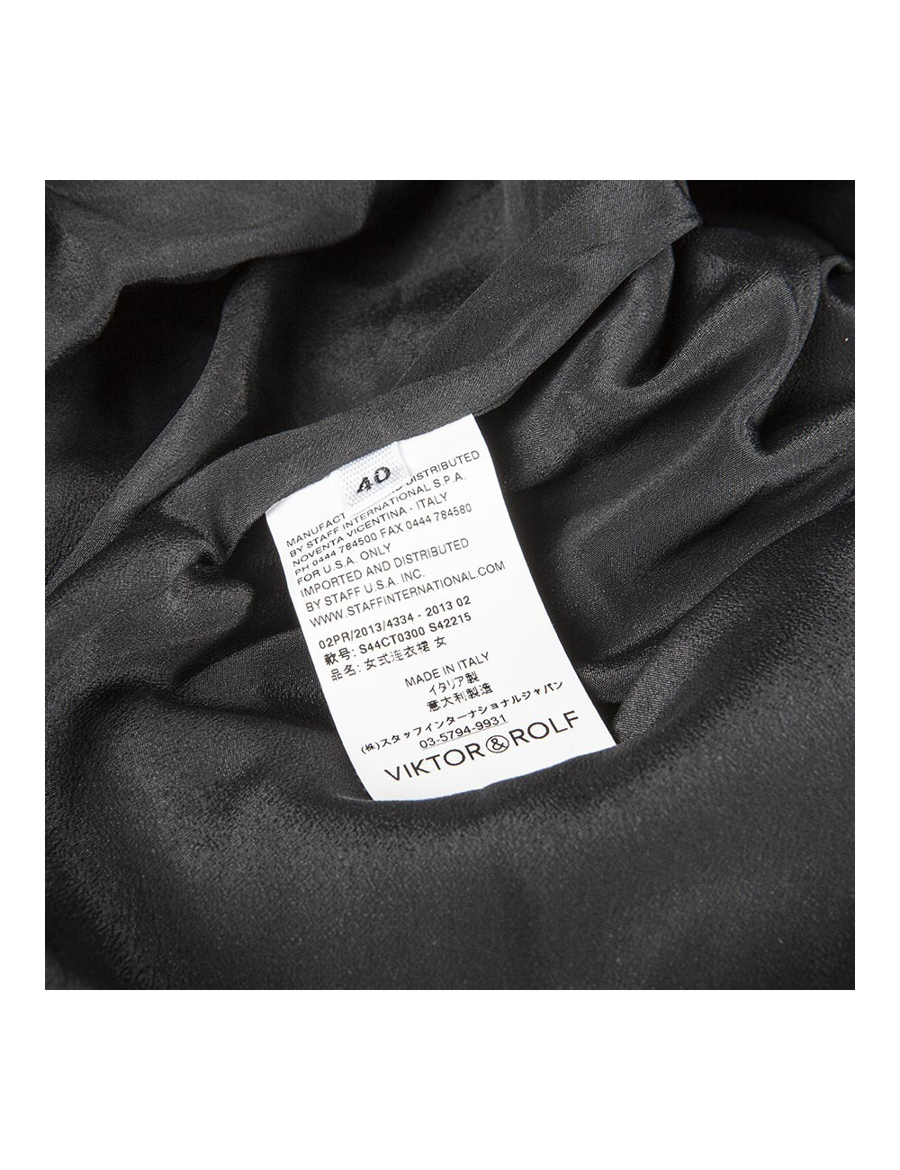 Robe VIKTOR & ROLF T 40 FR imprimée