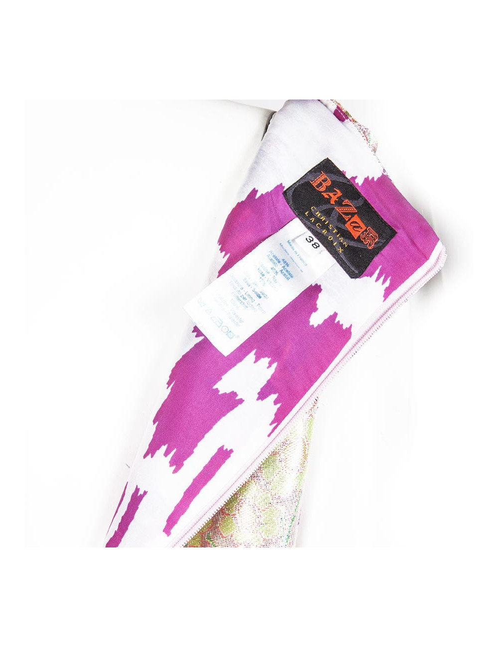 Dress and CHRISTIAN LACROIX 'Bazaar' T 38 bag