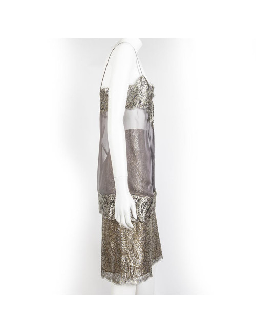 All CHANEL TOP T 38 en SKIRT T 40 en