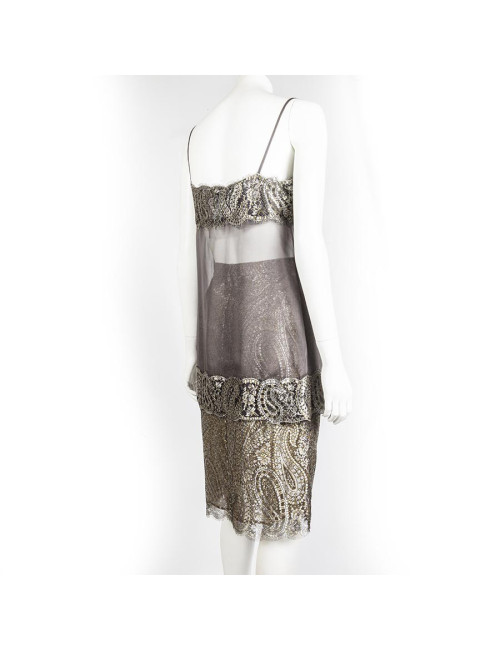 All CHANEL TOP T 38 en SKIRT T 40 en