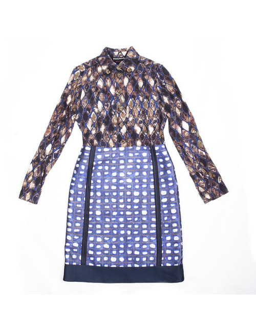 Robe ROCHAS T    en soie