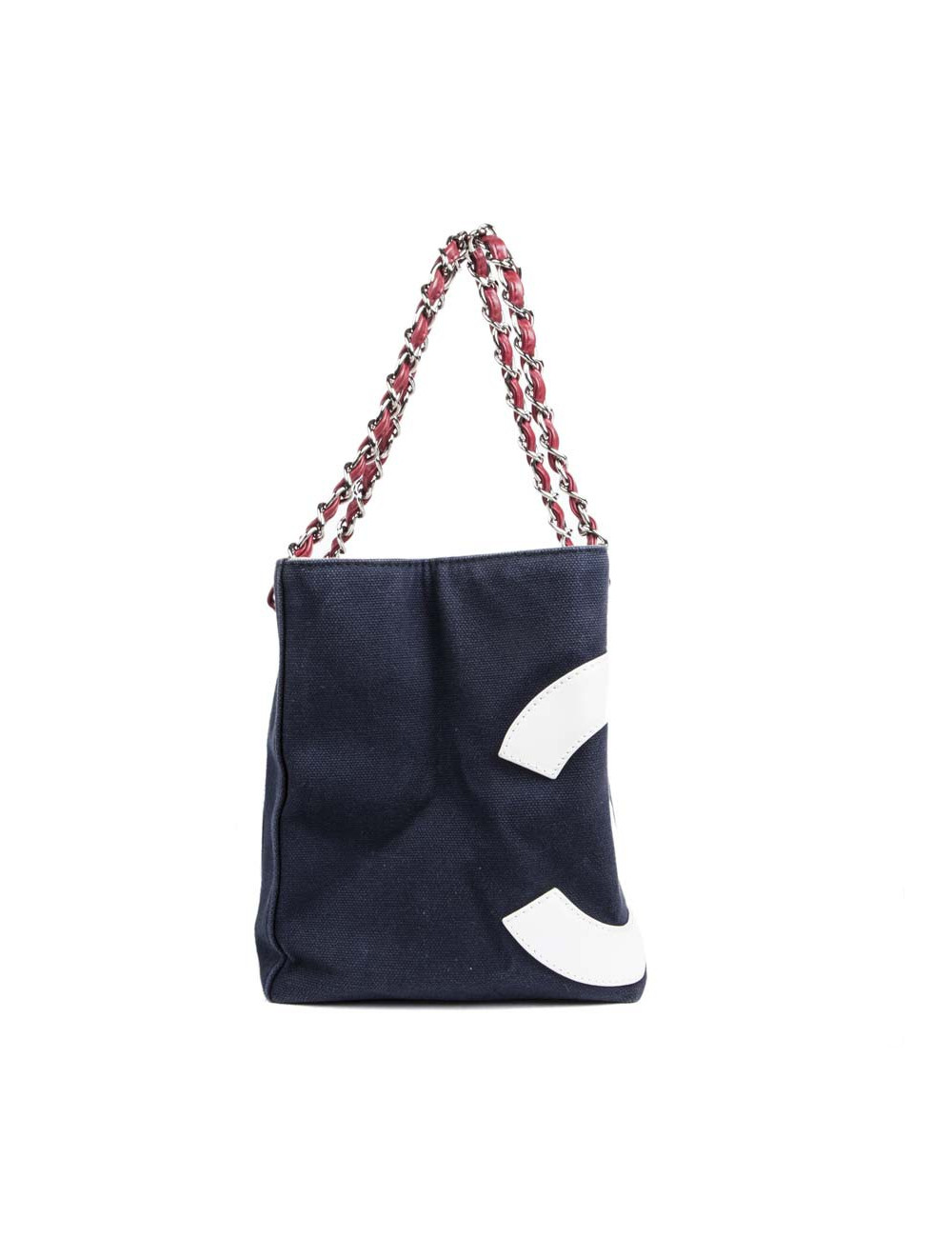 Sac CHANEL "n 5" toile et cuir