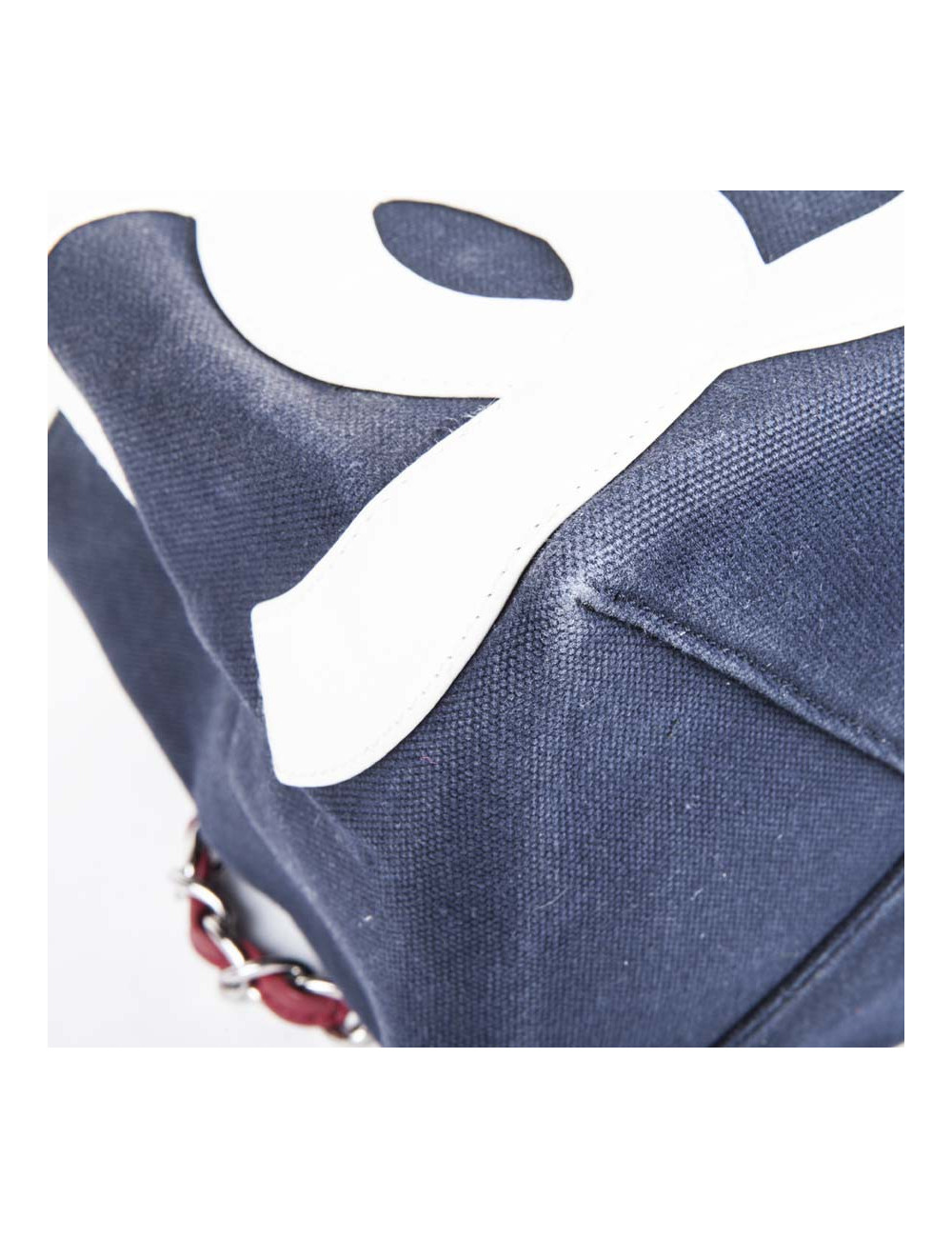 Sac CHANEL "n 5" toile et cuir