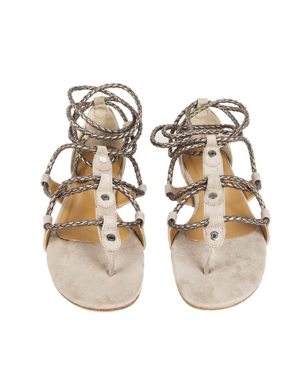 Sandals HERMES T 38.5 en Spartans