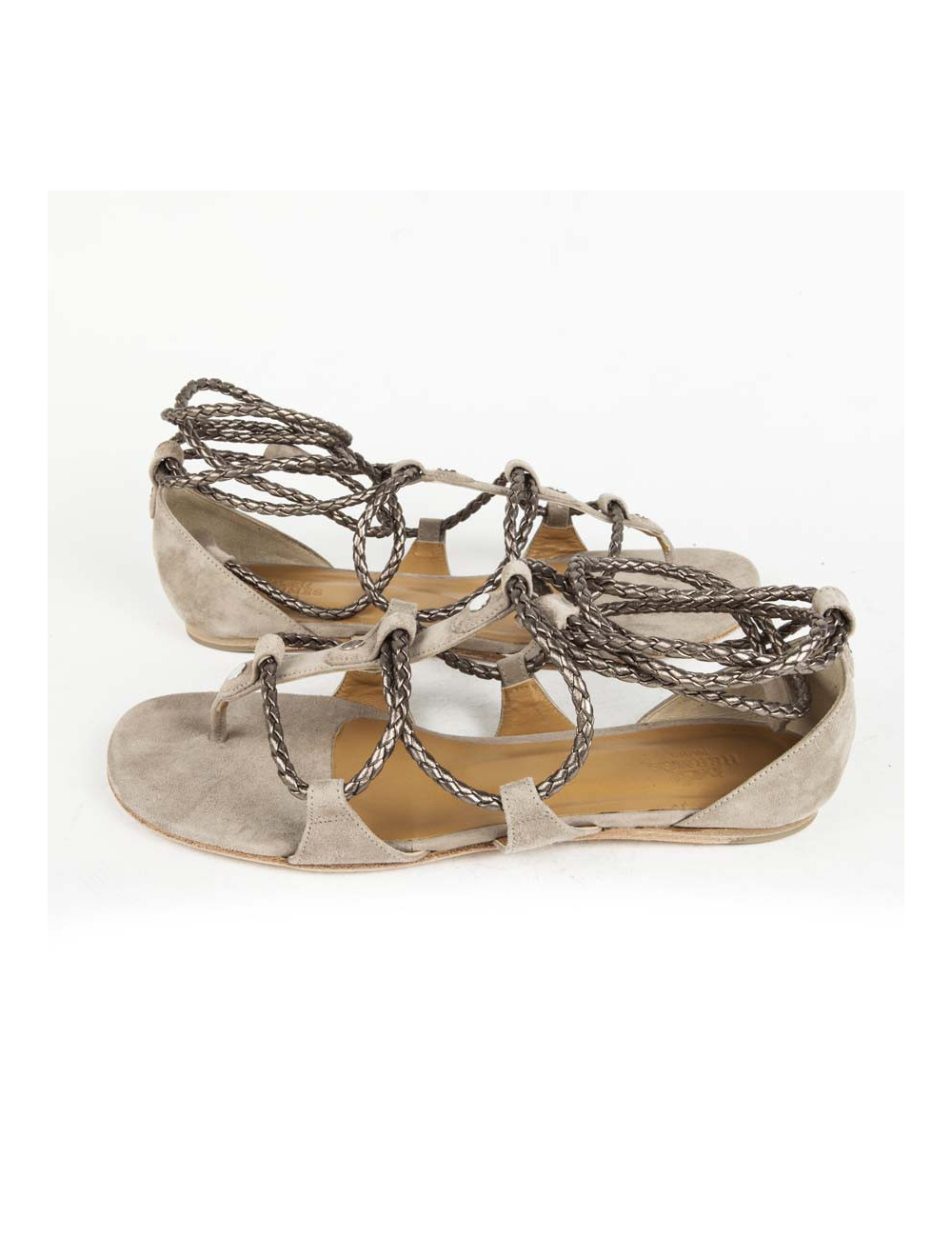 Sandals HERMES T 38.5 en Spartans