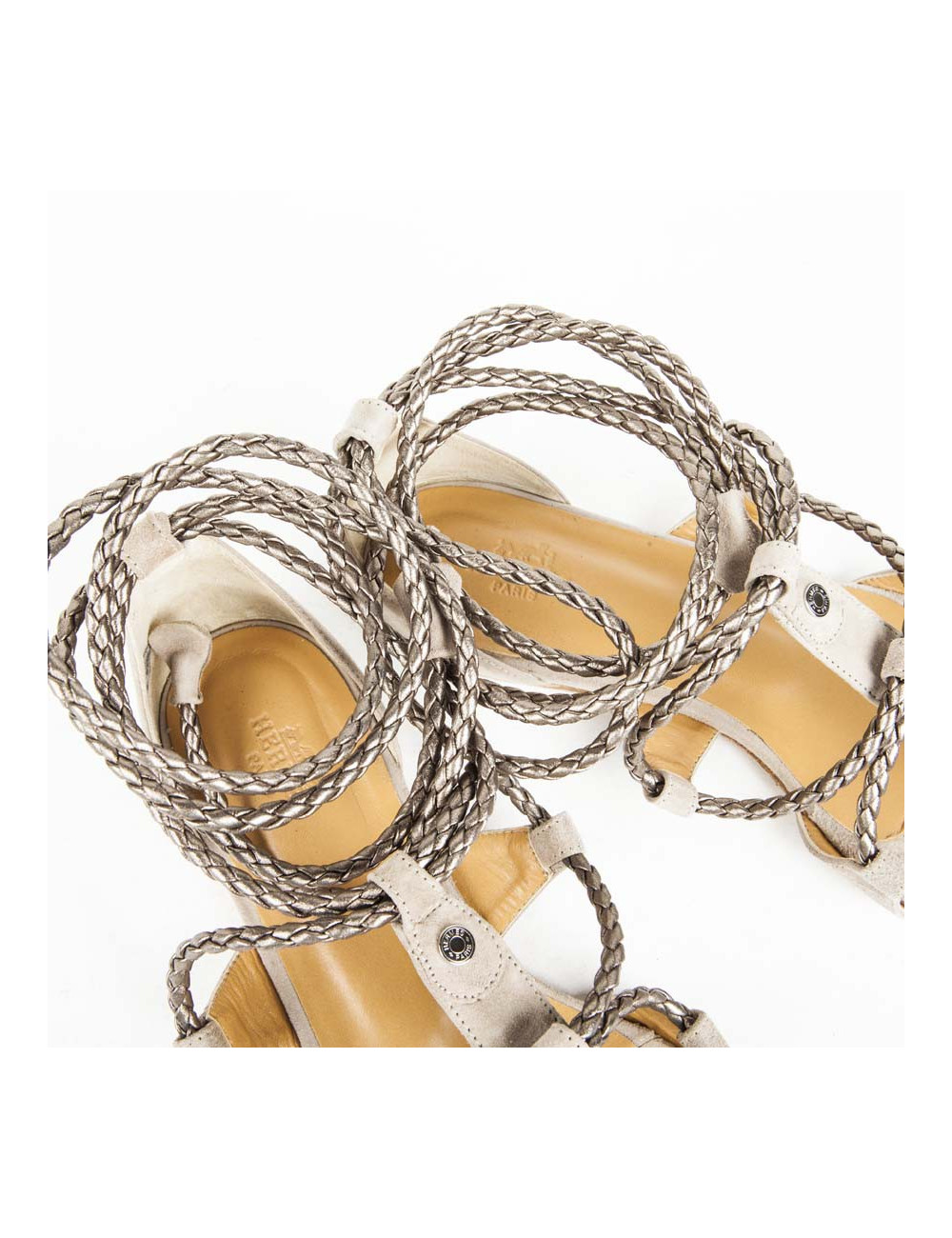 Sandals HERMES T 38.5 en Spartans