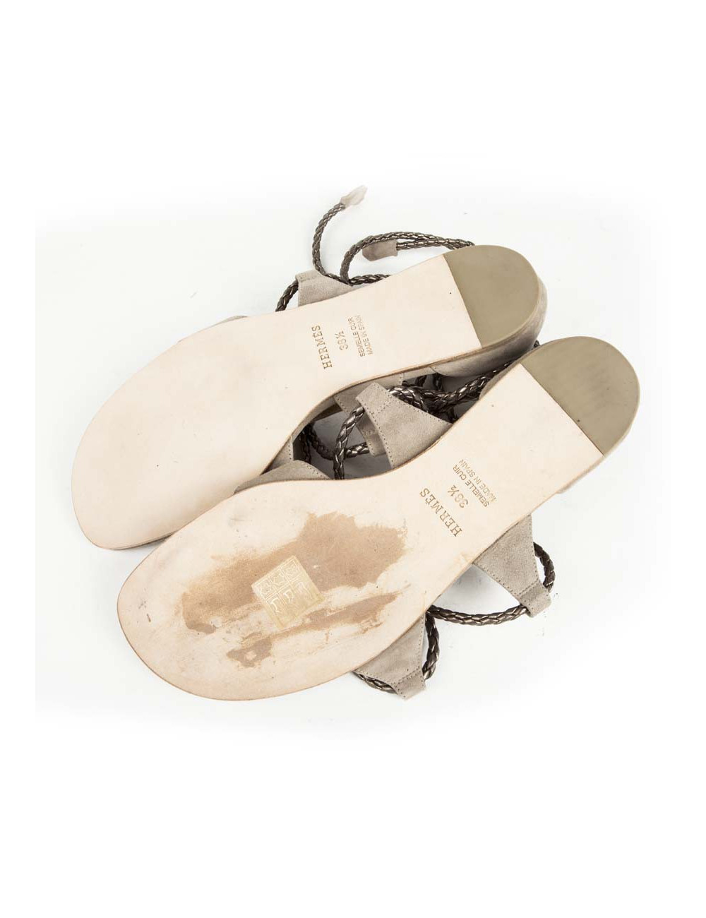 Sandals HERMES T 38.5 en Spartans