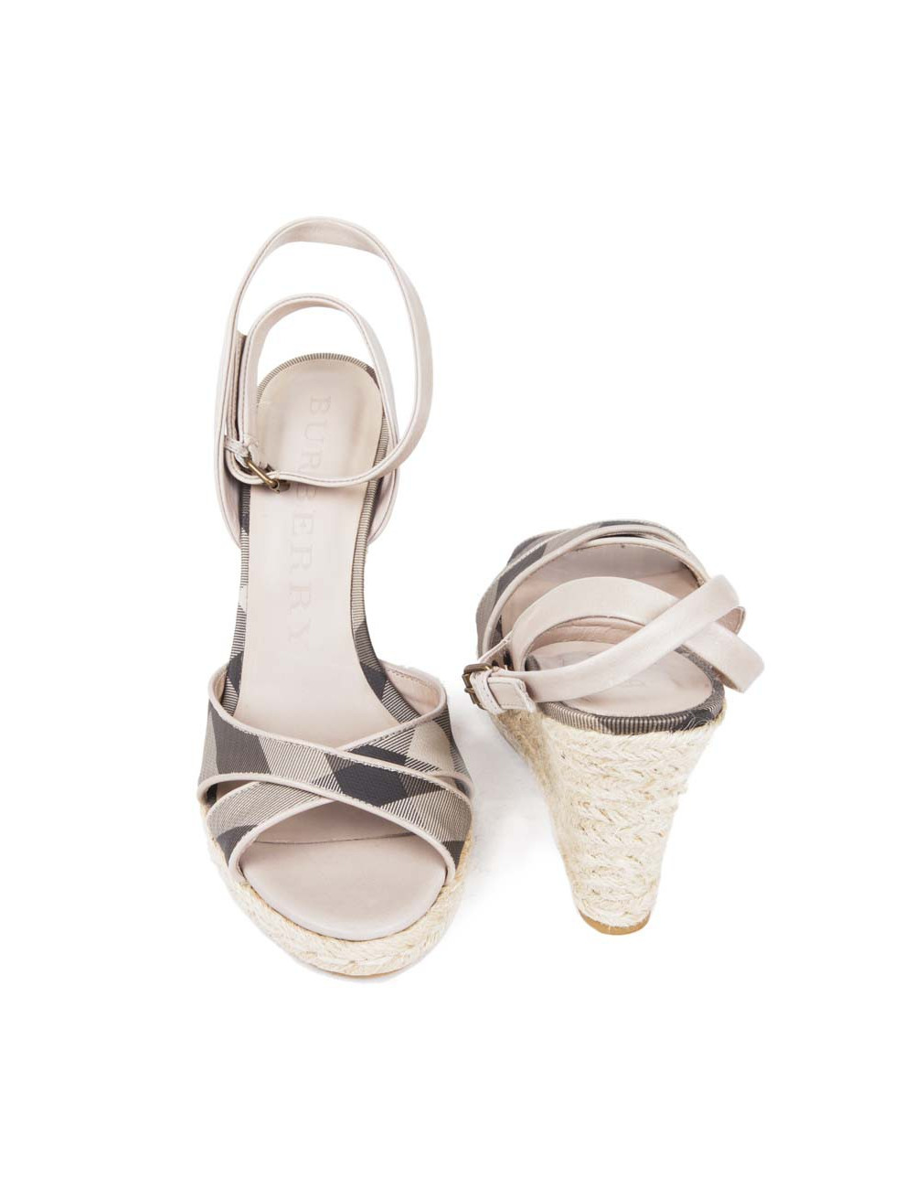 Sandales BURBERRY compensées t 39