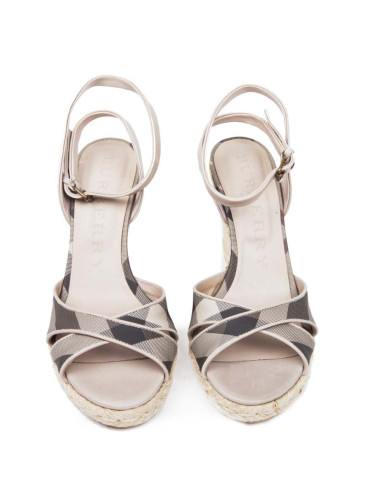 Sandales BURBERRY compensées t 39 2