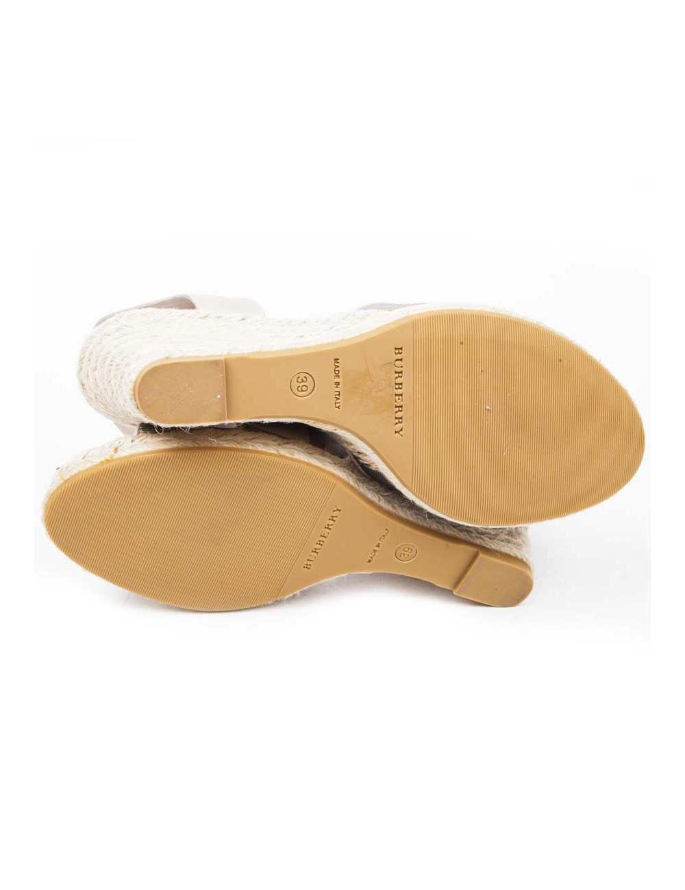 Sandales BURBERRY compensées t 39