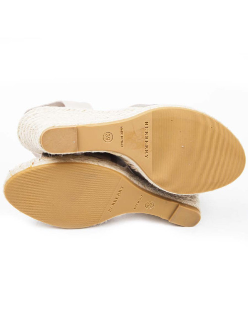 Sandales BURBERRY compensées t 39