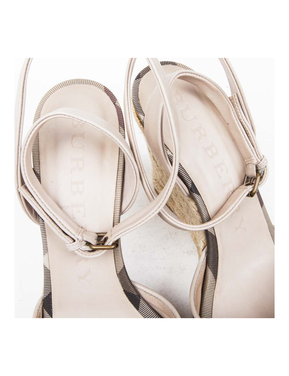 Sandales BURBERRY compensées t 39