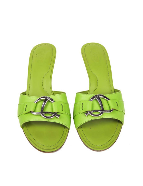 Sandals TOD's T39 en Apple green leather