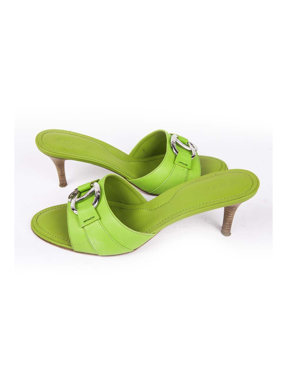 Sandals TOD's T39 en Apple green leather