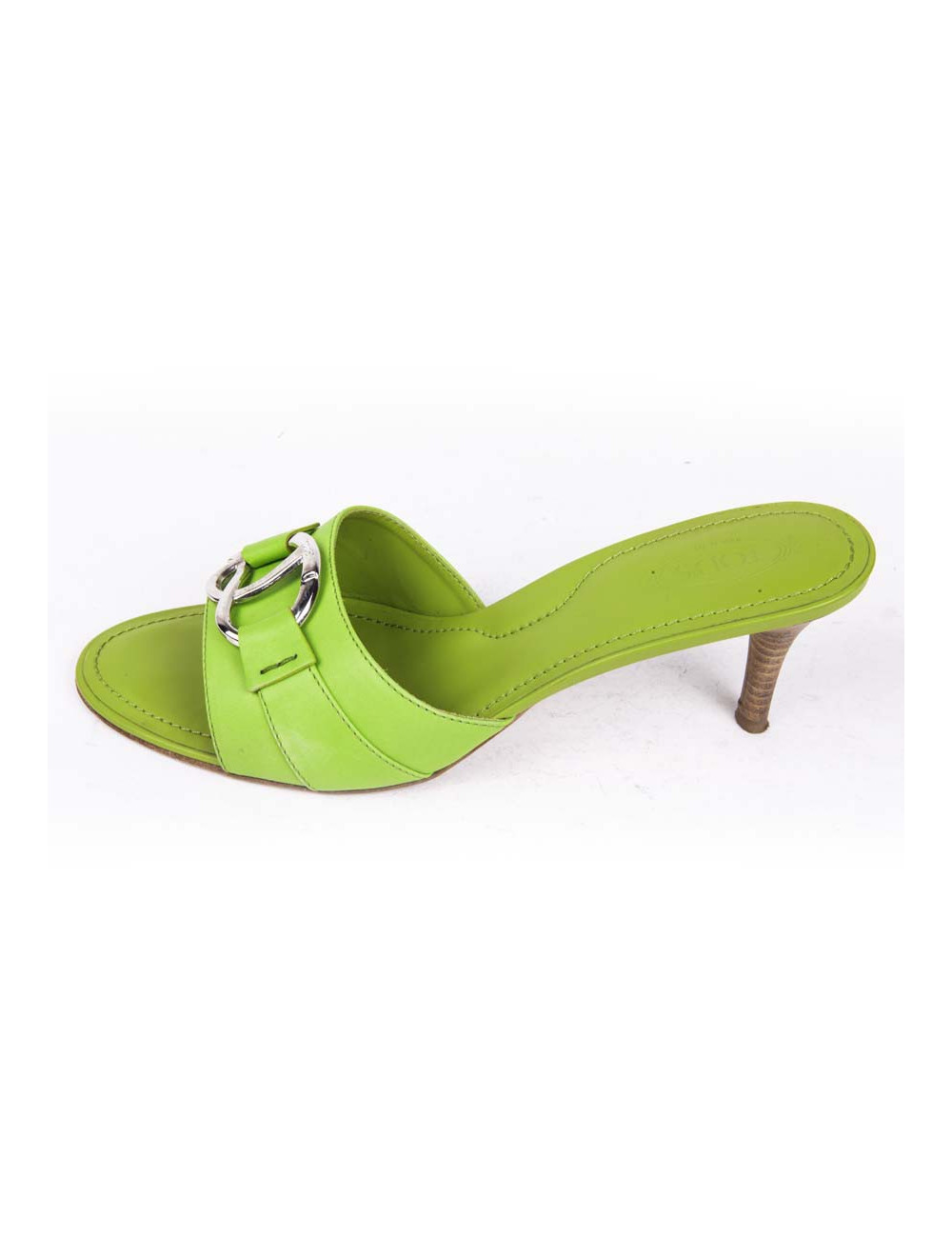 Sandals TOD's T39 en Apple green leather