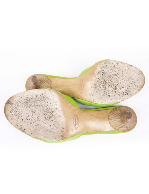 Sandals TOD's T39 en Apple green leather