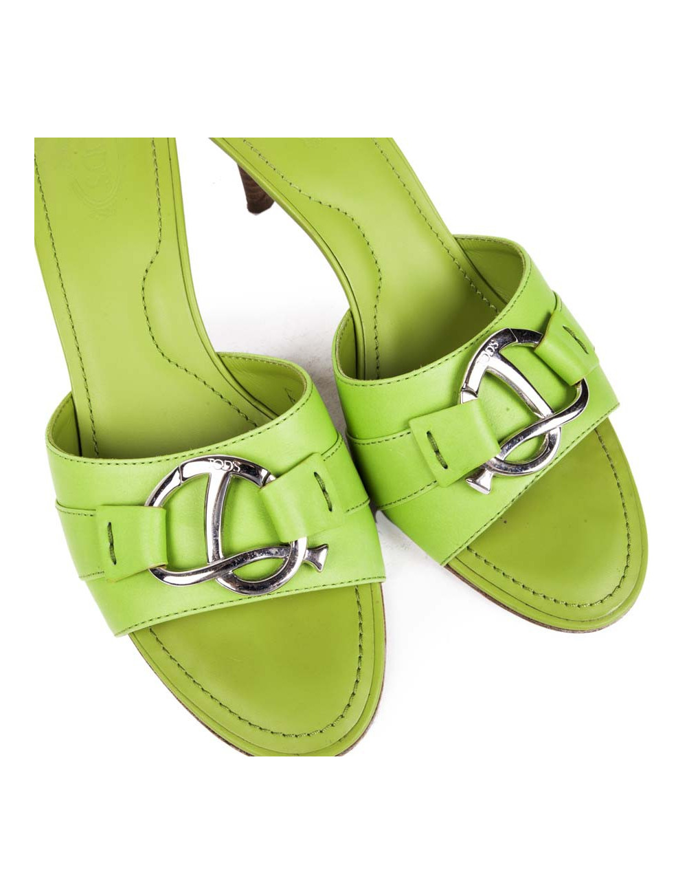 Sandals TOD's T39 en Apple green leather
