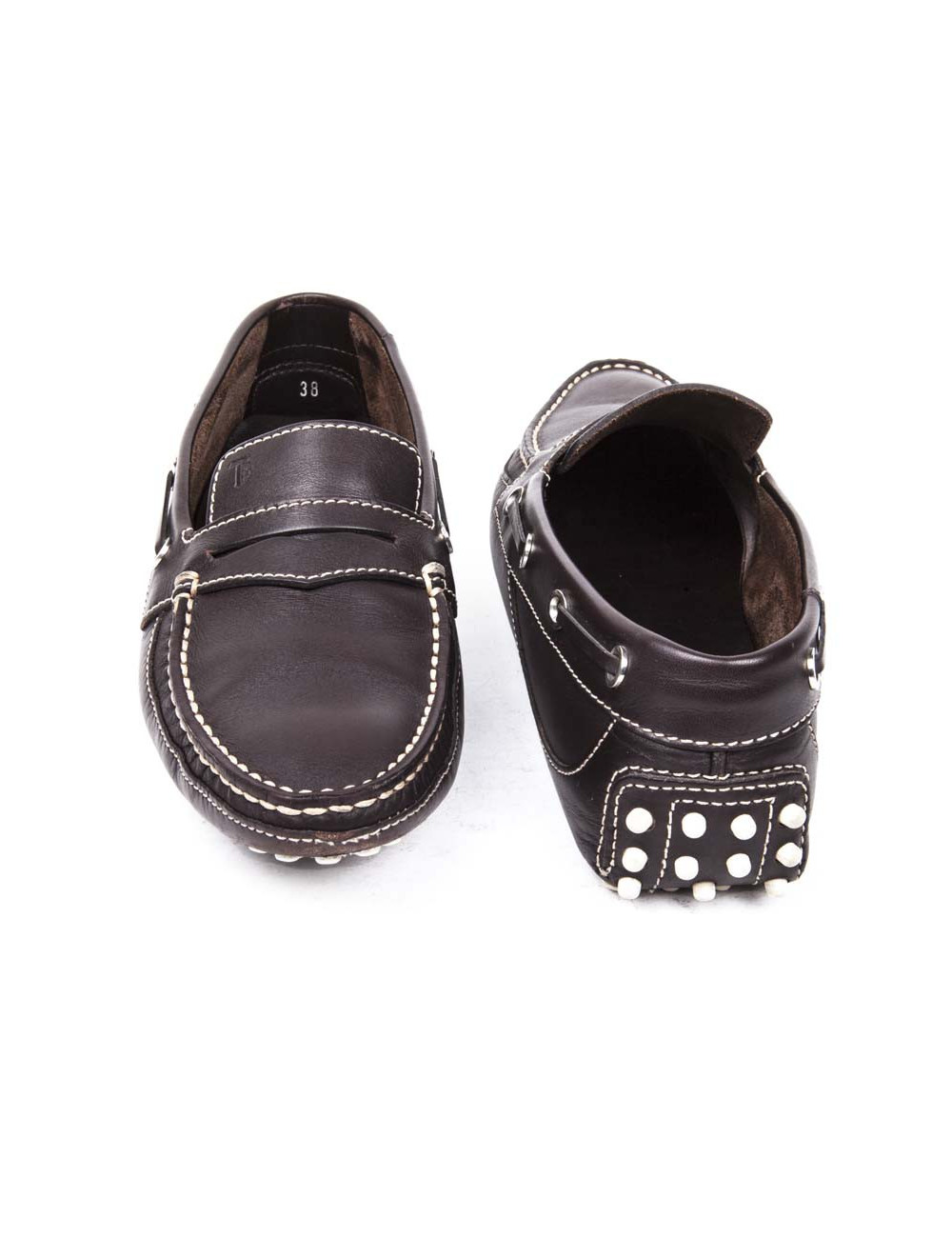 Mocassins TOD'S T 39 marron