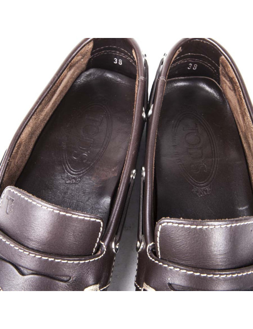 Mocassins TOD'S T 39 marron