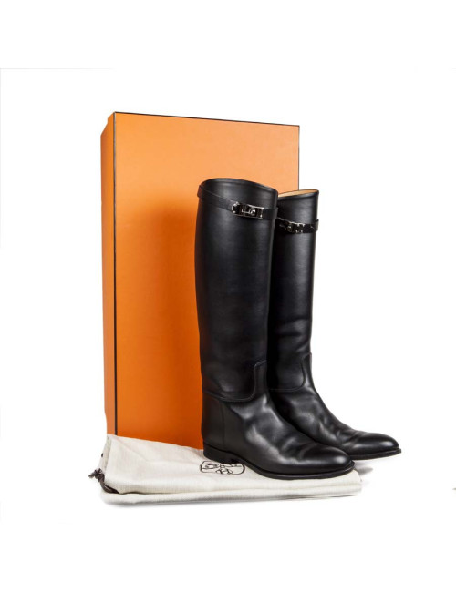 HERMES T 38 en jumping boots