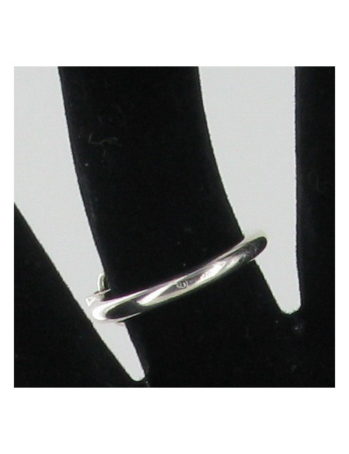 Bague argent massif cadenas HERMES