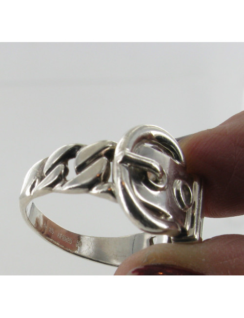 Bague argent massif T62 HERMES