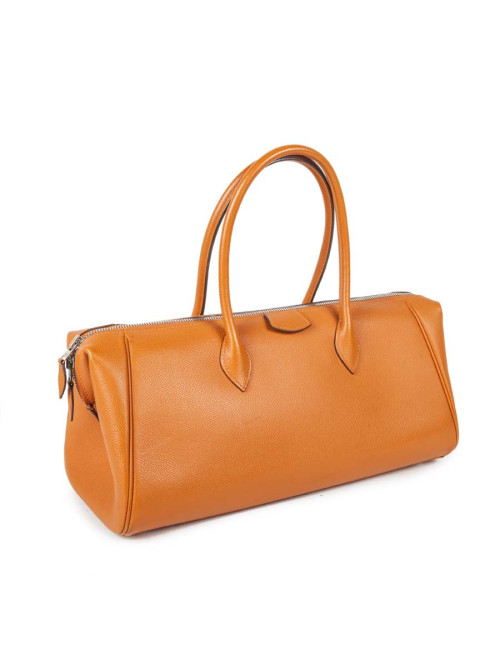 Sac "Bombay" HERMES GM cuir epsom orange
