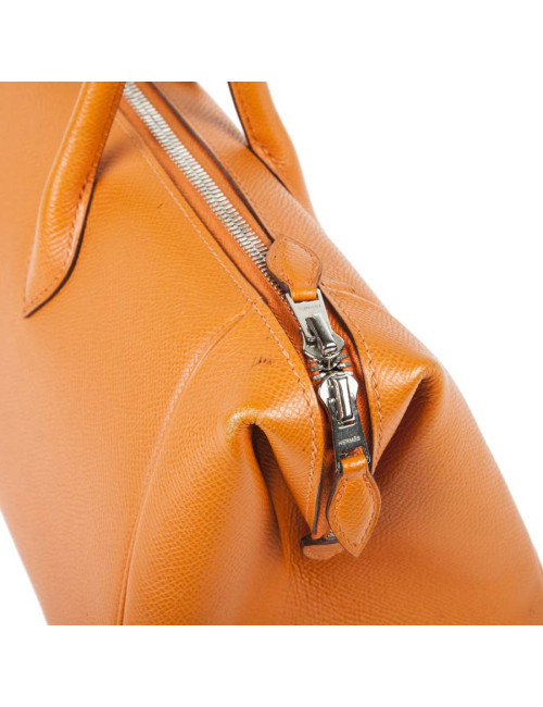 Sac "Bombay" HERMES GM cuir epsom orange