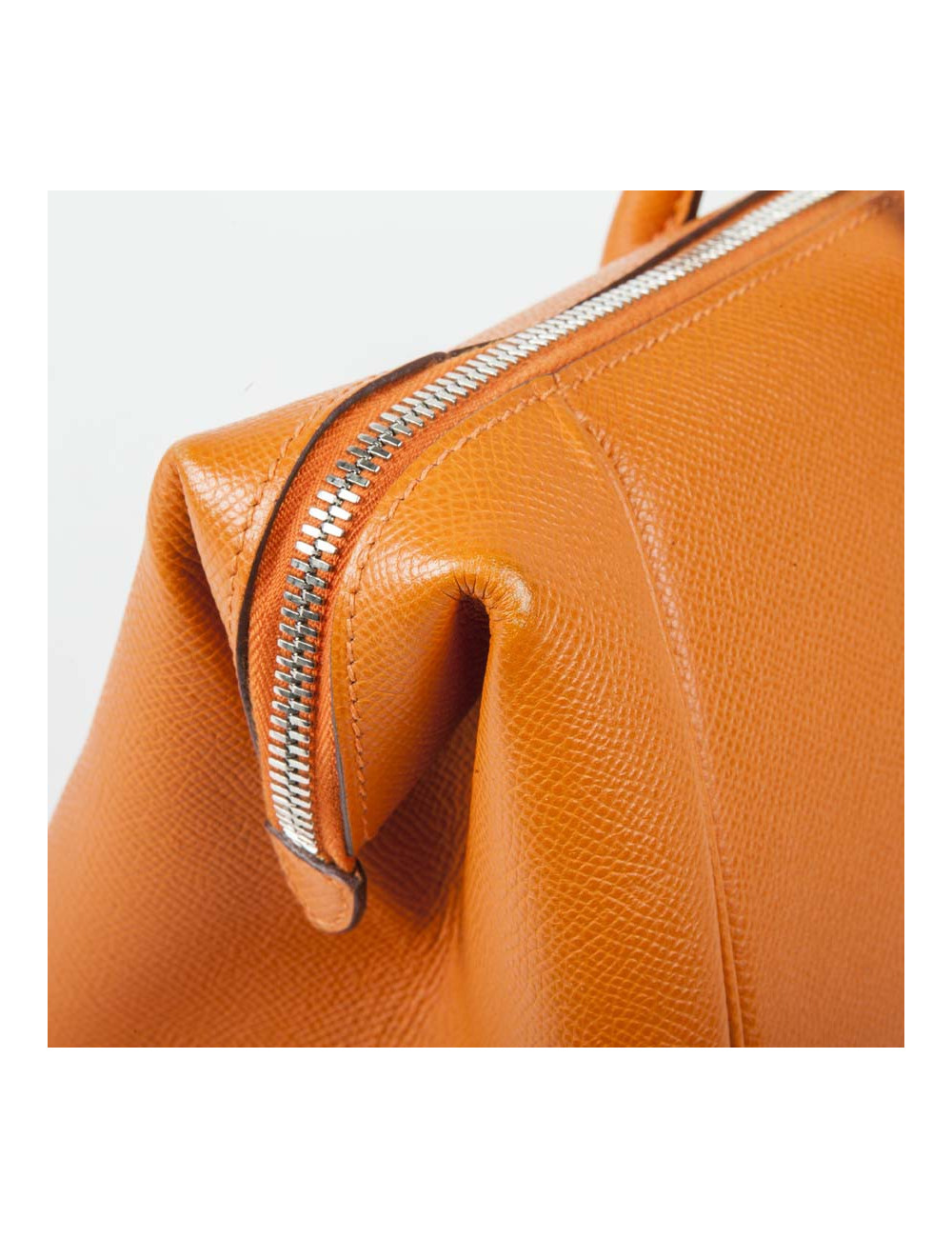 HERMES 'Bombay' bag in orange epsom leather