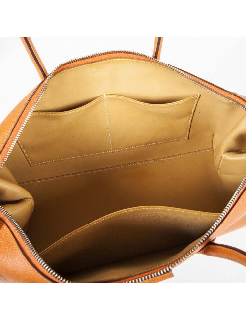 Sac "Bombay" HERMES GM cuir epsom orange