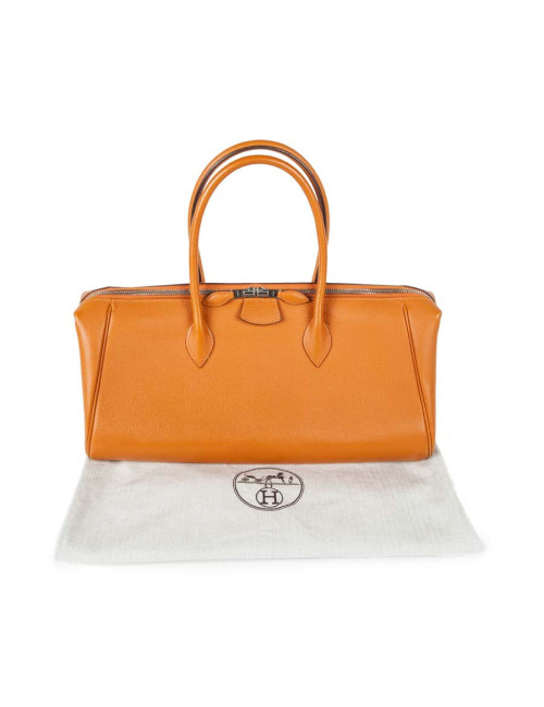 HERMES 'Bombay' bag in orange epsom leather