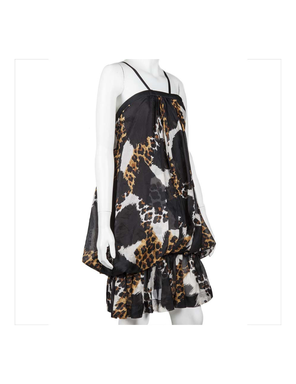 Robe en soie YVES SAINT LAURENT T36