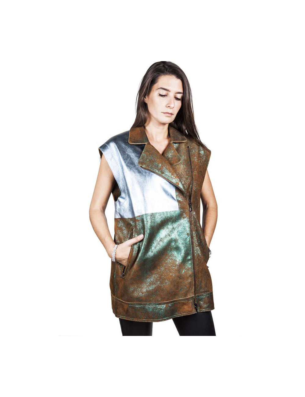 Veste PHILLIP LIM T 6 en cuir