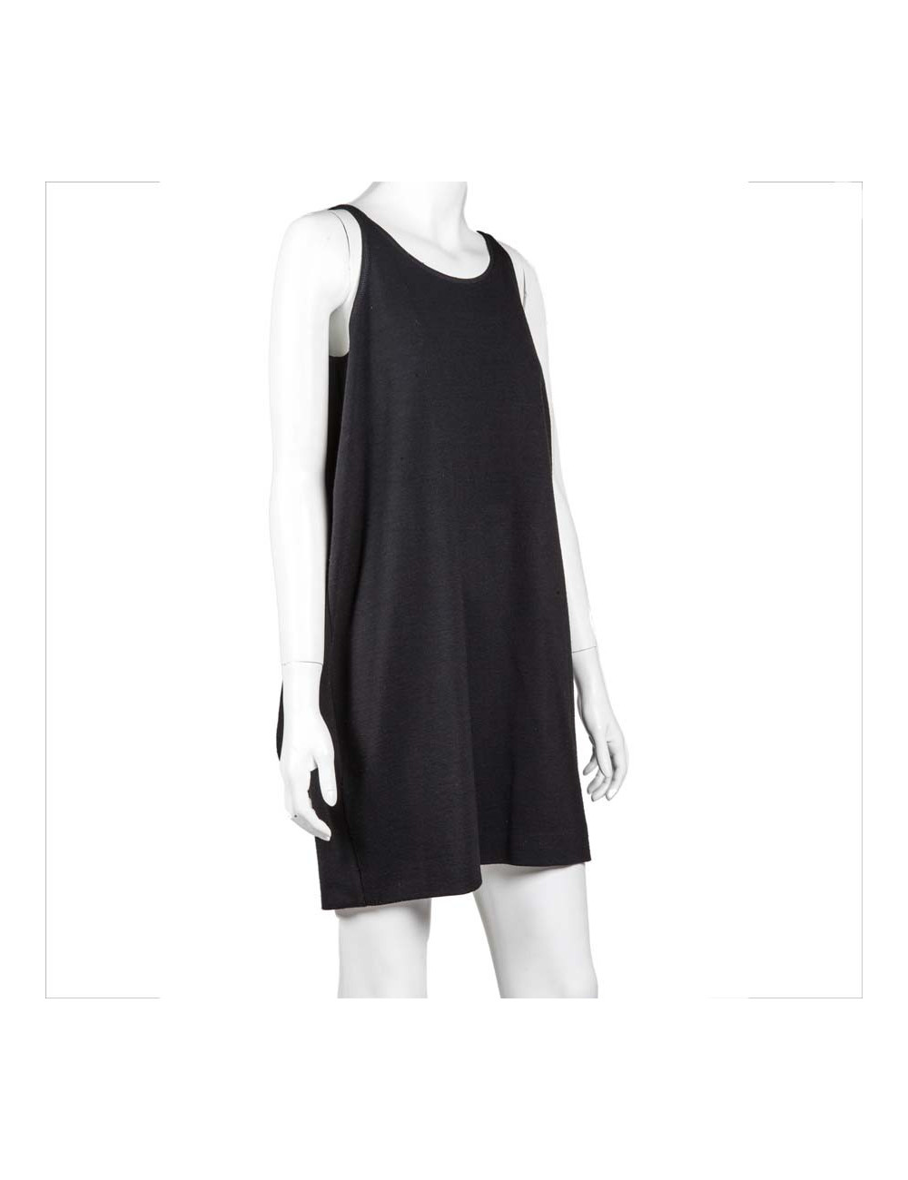 Robe YVES SAINT LAURENT t36fr en laine noire
