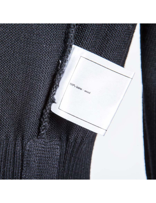 Robe CHANEL T42 en laine noire