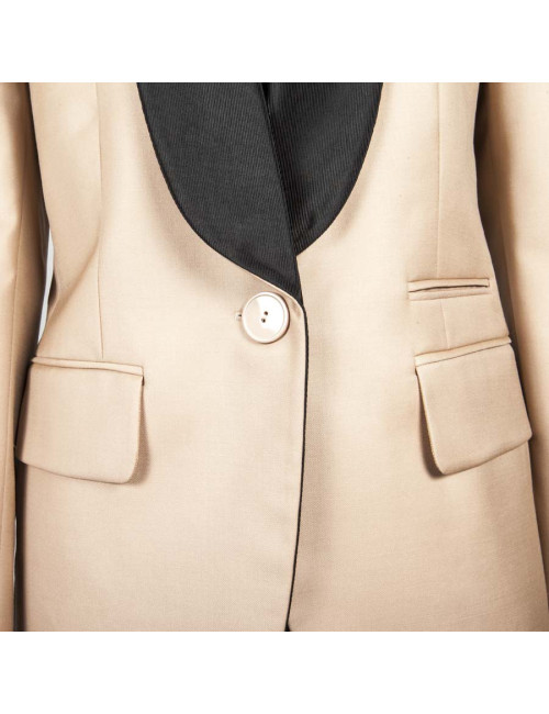 Veste STELLA MCCARTNEY laine beige T42IT